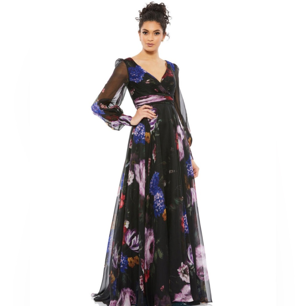 Mac Duggal floral dress NWT!
